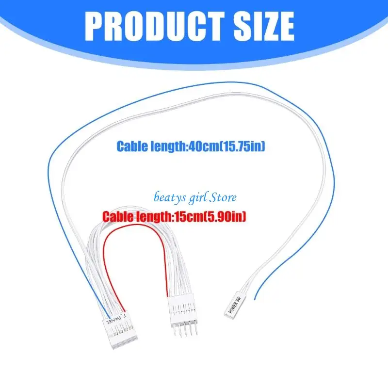 C7AB Remote Power On Card Adapters Cable with Parallel Switches Functionality for Computers