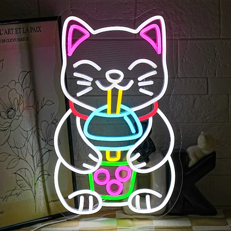 cat-bubble-milk-tea-neon-sign-cute-pet-led-dimmable-wall-decoration-suitable-for-cafe-shop-kitchen-customize-designs