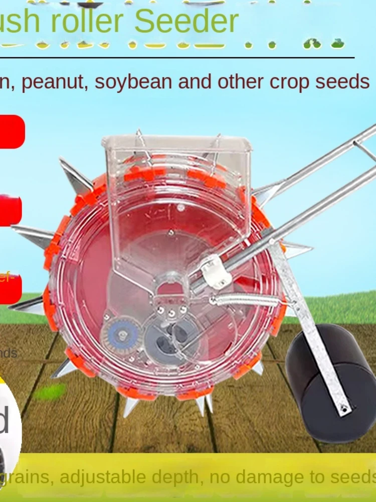 Wyj Push Test Roller Corn Peanut Soybean Horn Seeder Precision Planting Machine