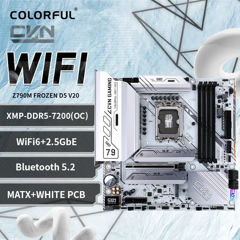 colorful intel z790 motherboard CVN Z790M FROZEN D5 V20