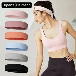 Cotton Sport Elastic Headband Running Yoga Spa Wash Face Hairband Anti-perspiration Rubber Bands for Women Men Hair Accessories