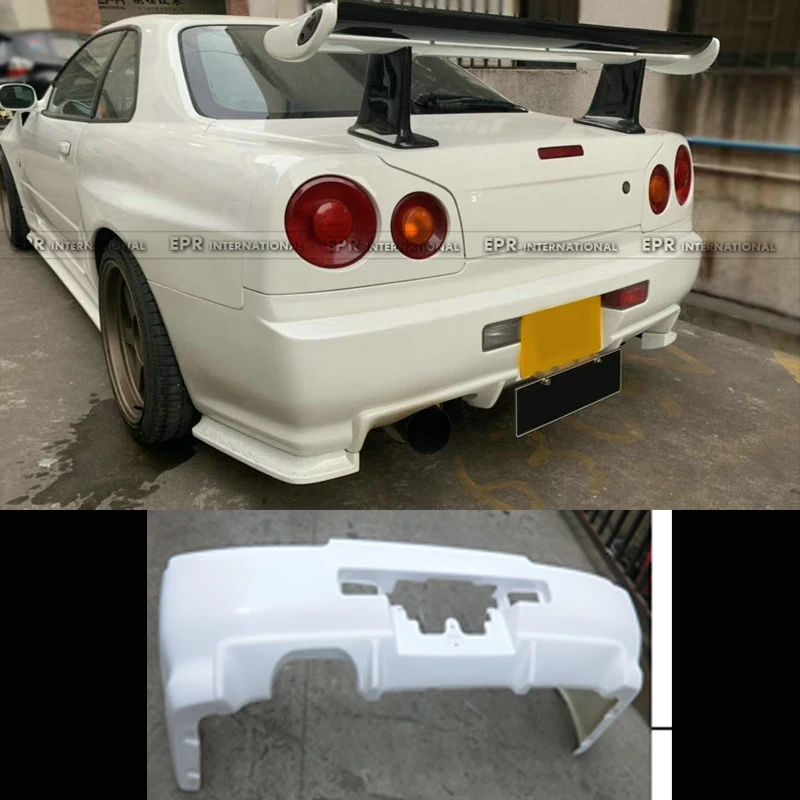 

For Nissan Skyline R34 GTT ESB Style FRP Rear Bumper - OEM Fit 1998-2002