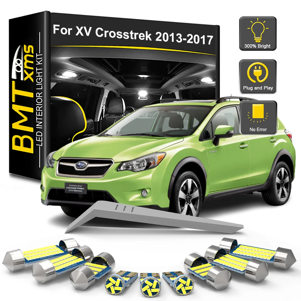 

BMTxms 4/8PCS LED Interior Light Bulb Kit For Subaru XV Crosstrek 2013 2014 2015 2016 2017 Canbus Indoor Lamp Car Accessories