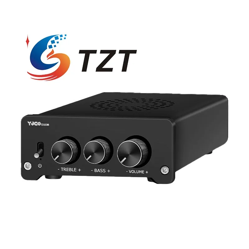 TZT D323B TPA3223 amplificador de potencia Digital estéreo HiFi Clase D de doble canal 200Wx2 amplificador de Audio de alta potencia