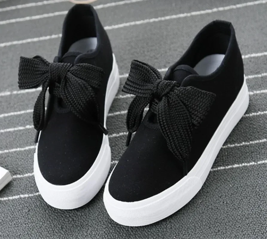 

Pop White Canvas Shoes Women Classic Top Flat Casual Shoes Fashion Solid Color Leisure Cloth Shoes Woman Sneakers Size 34-40