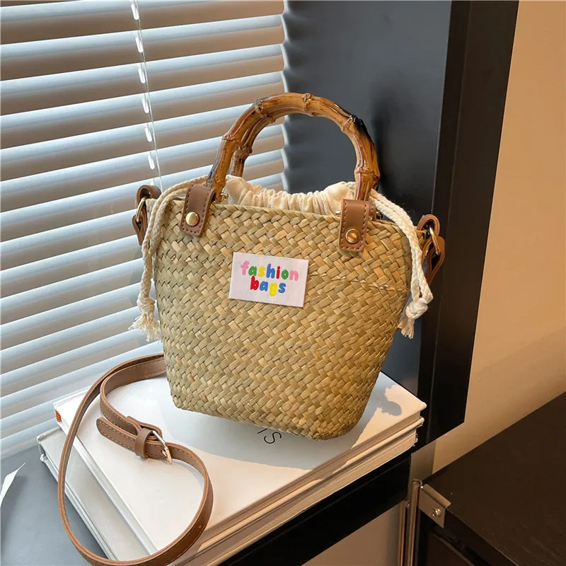 

‌2025 Bohemian Rattan Bag - Woven Shoulder Purse, Red Envelope Beach Handbag‌