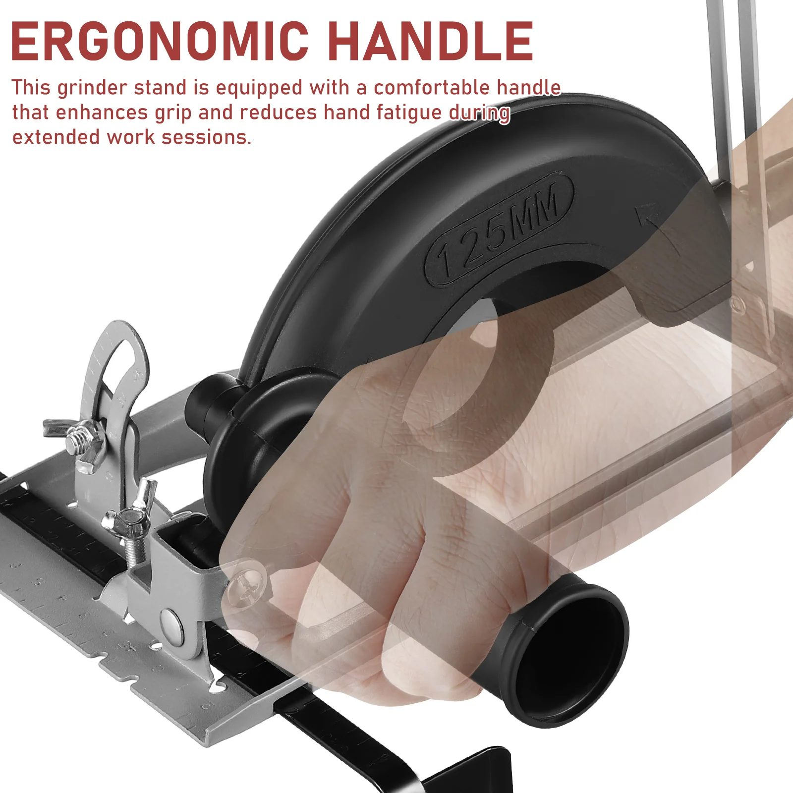 

Angle Grinder Machine Bracket Adjustable Stand Adjustable Cutting Machine Stand Holder Stable Base High Efficiency Woodworking