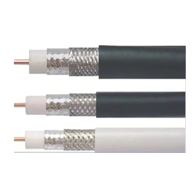 High Quality Best Price RG59 RG6 PVC Jacket Coaxial Cable For CCTV C Top Selling Bare Copper Conductor CCC Certified
