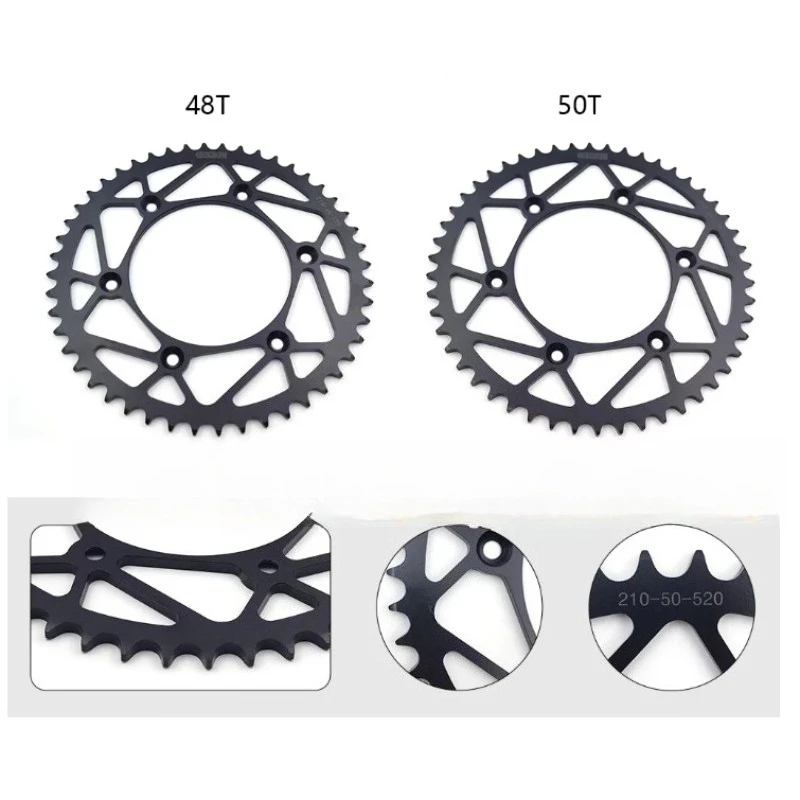 Suitable for Bosur Wolf Chain Disk CRF48 Teeth 50 Teeth 52 Teeth Disk Lijian Huayang Lightweight Tooth Disk