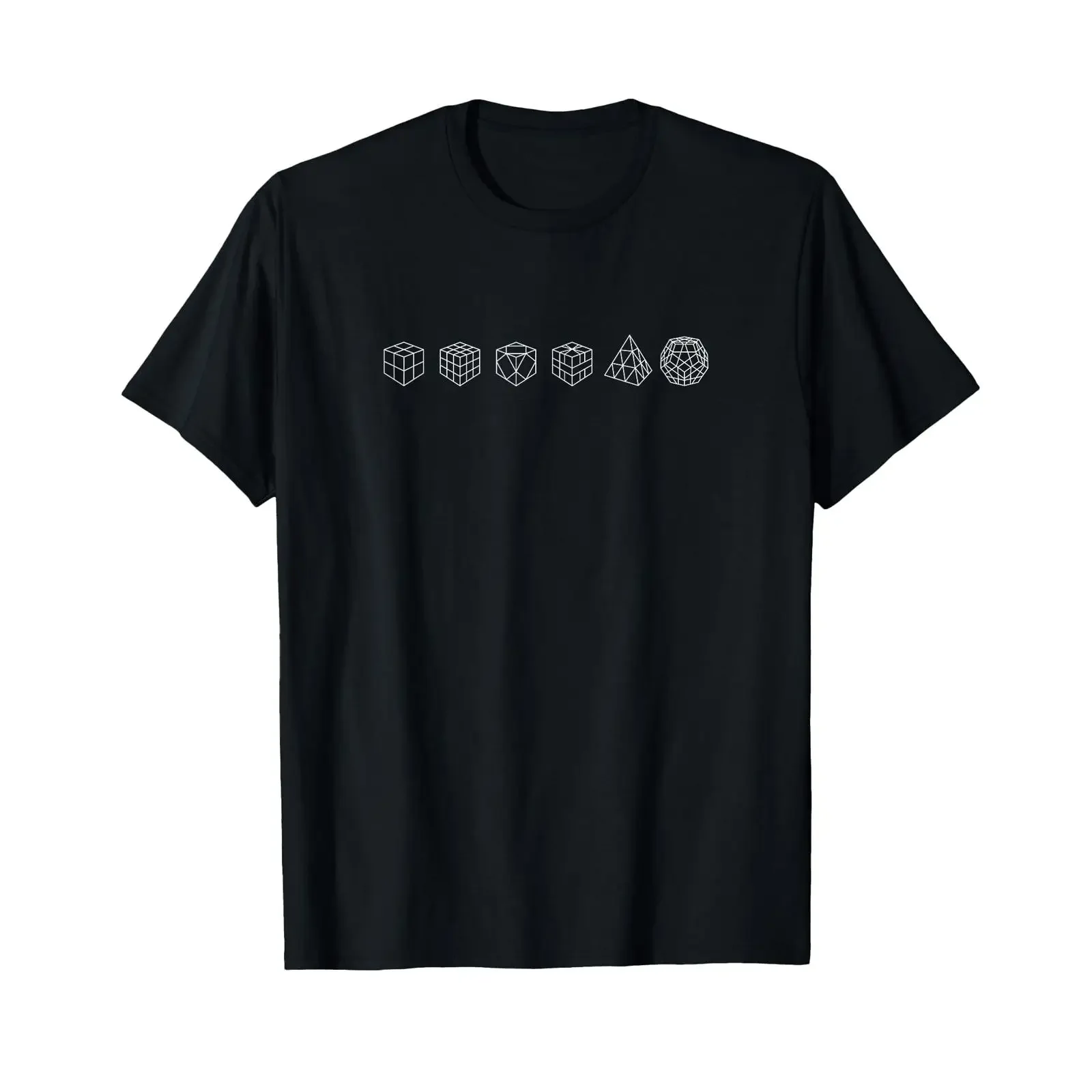 Cube Lineup for Those who Solve a T Shirt vintage Washed homme graphic Versatile Stylish fashion Breathable Casual Soft