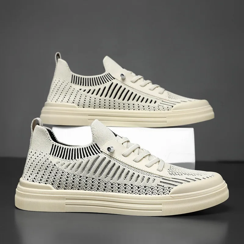 Men Mesh Loafer Breathable Casual Shoes Lightweight Running Shoes Non Slip Soft Sole Walking Sport Shoes Outdoor Comfort Trainer