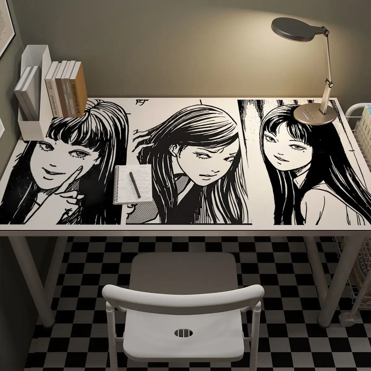 New Tomie Leather mouse pad Junji Ito Animation peripheral anime collection Waterproof and washable table mat Gifts