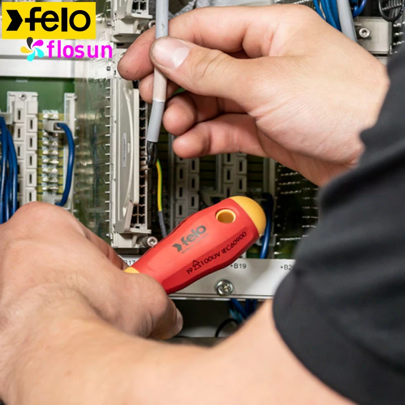 1 قطعة Felo Industrial 413-414-415 مفكات معزولة-أدوات فيليبس فلاتهيد عالية الجودة، تصميم مريح بدون جهد #1