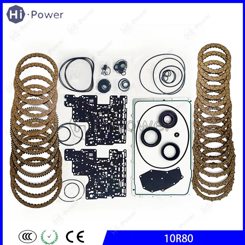 

10R80 Automatic Transmission Overhaul Repair Kit Friction Plate For Ford Car Gearbox Clutch Disc Seal Kit