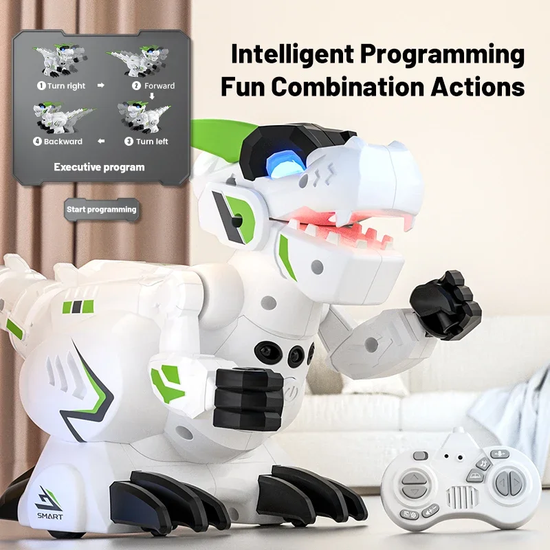 JJRC R25 Intelligente inductie Afstandsbediening Dinosaurusmodel Elektrische robot Kinderen Programmering Wetenschapsonderwijs Speelgoedcadeau