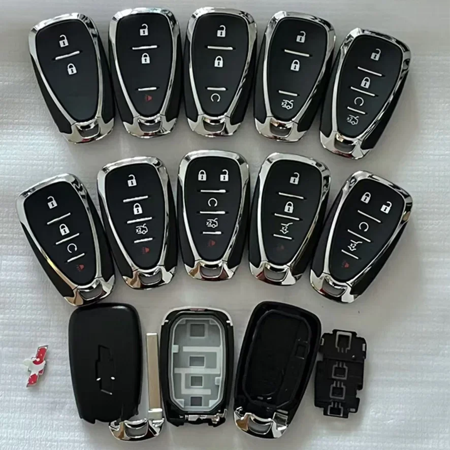 

Key Shell Case for Chevrolet Chevy Camaro Cruze Malibu 2016 2017 2018 2019 2020 Smart Remote Car Key Shell Replacement
