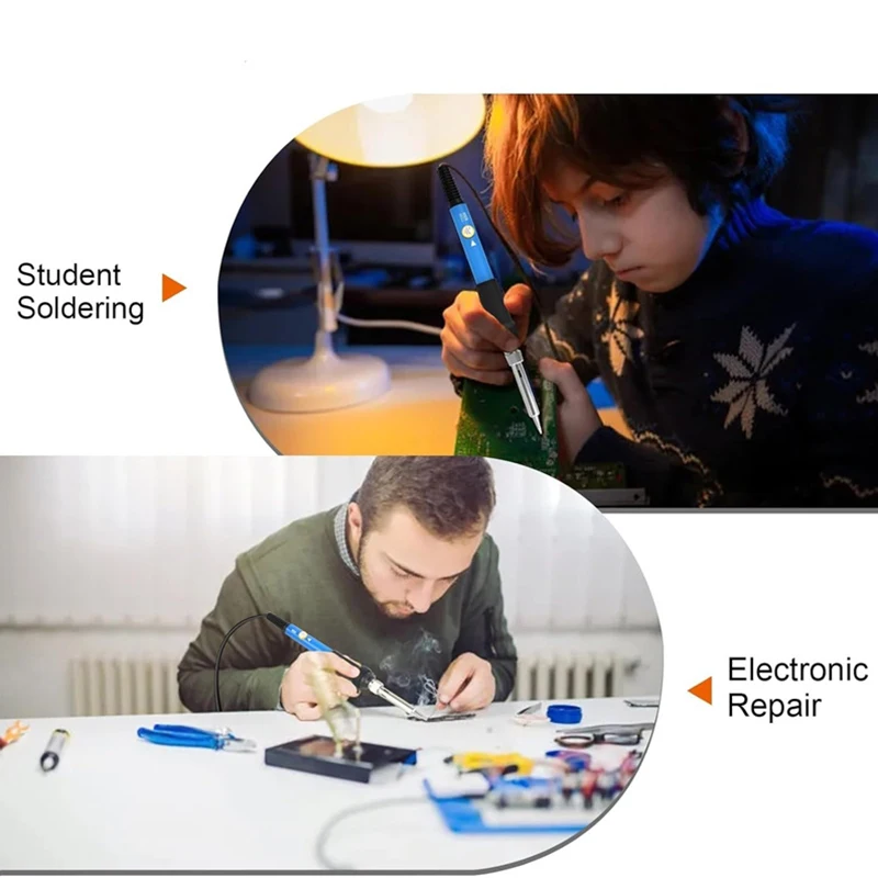 Adjustable Temperature Electric Soldering Iron 220V 60W Multifunctional Welding Solder Rework Station Heat Repair Tools