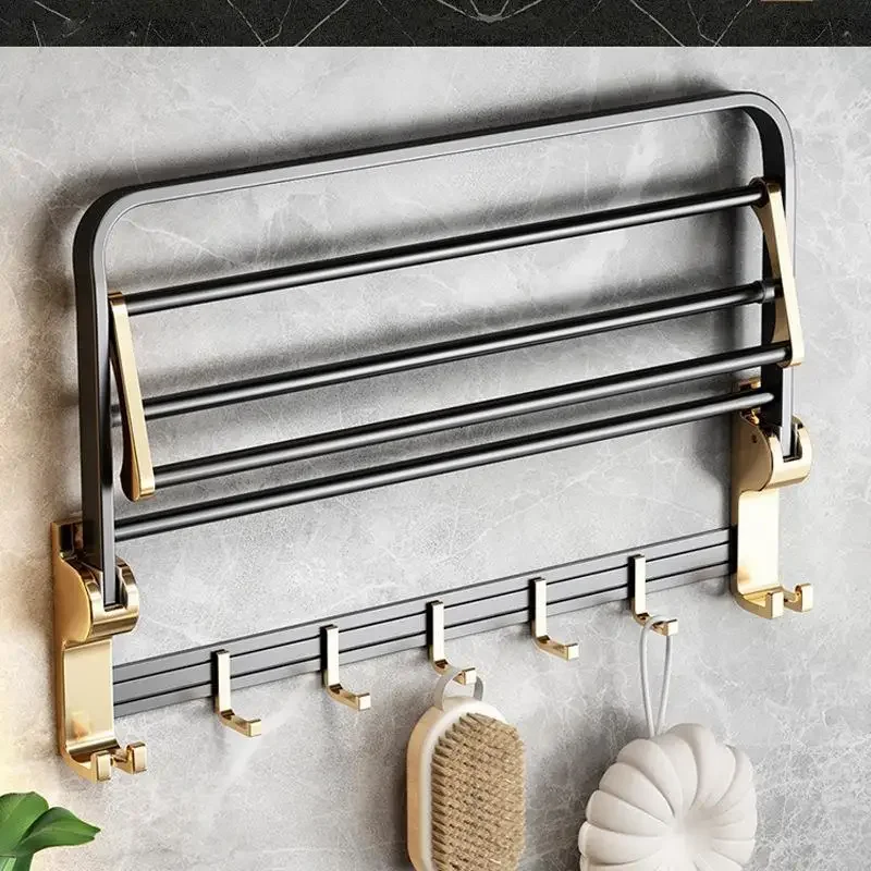 No Drilling Corner Bathroom Rack Shower Complete Gold Stainless Steel Bathroom Accessories Sets