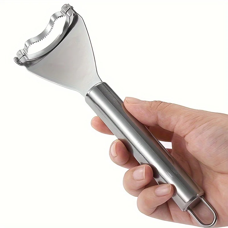 Stainless steel corn peeler serrated corn peeler thresher cutting knife kitchen fruit and vegetable Corn peeling small tool image 3