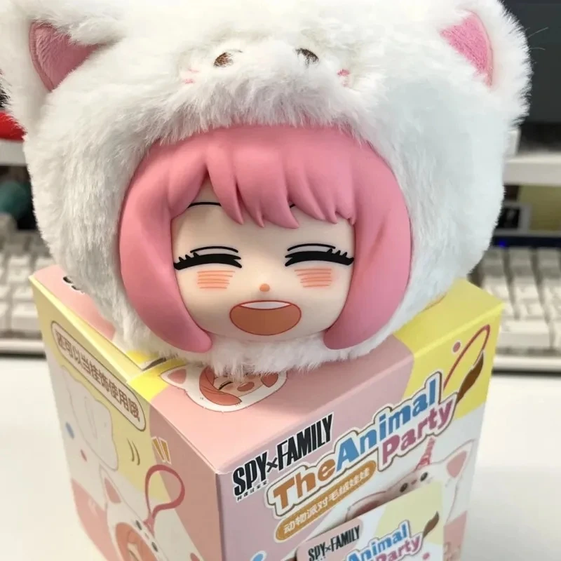 Kawaii جاسوس اللعب منزل الحيوان سلسلة الحفلات الفينيل صندوق أعمى أنيمي الشكل أرقام المعلقات الدمى لعبة الزخرفية المحيطة هدية