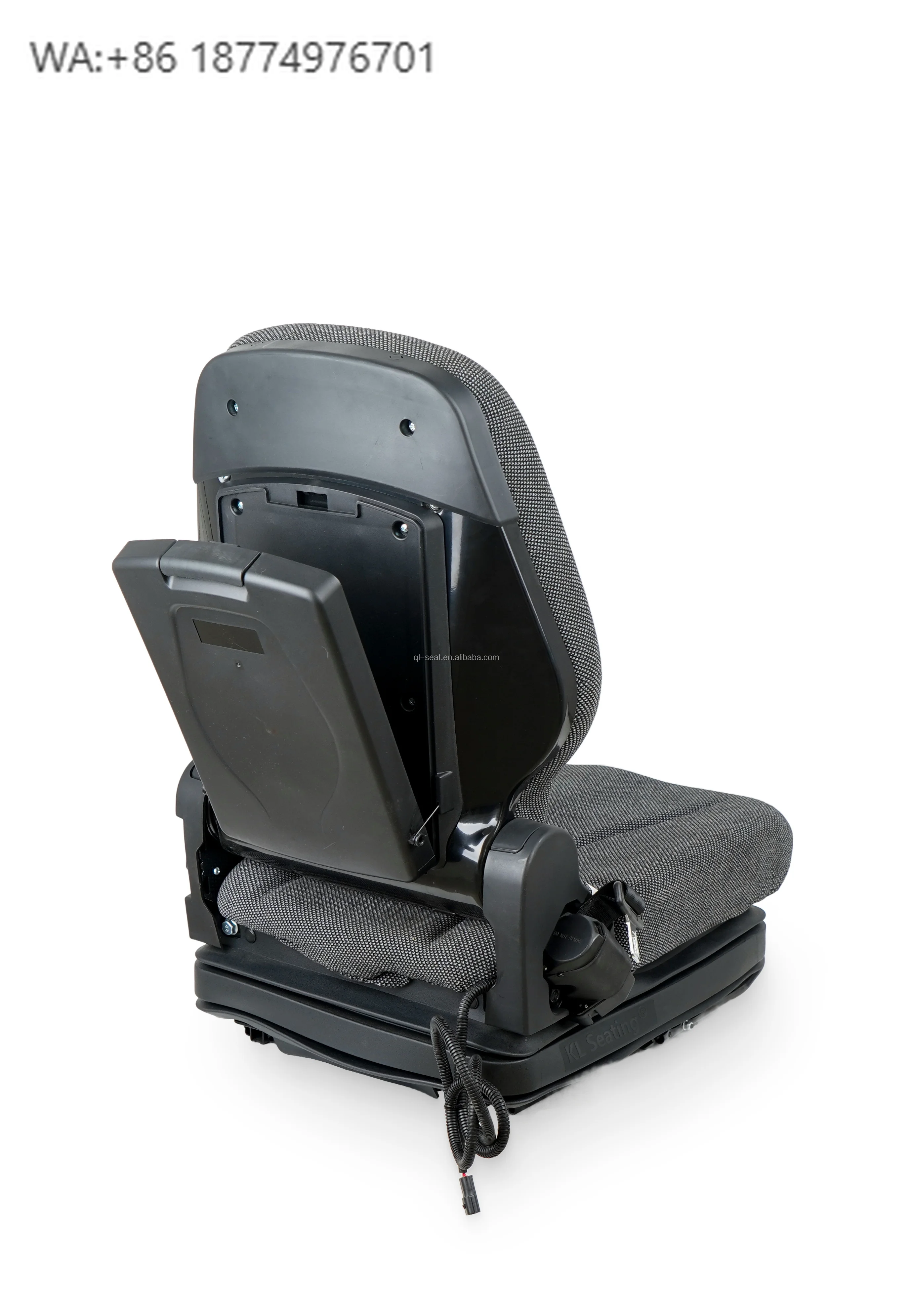 

High Back Foldable Backrest Adjustable Construction Forklift Suspension Seat