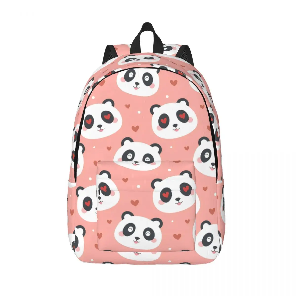 Panda Animal Teenage Backpack Lightweight High School Work Daypack for Men Women College Shoulder Bag