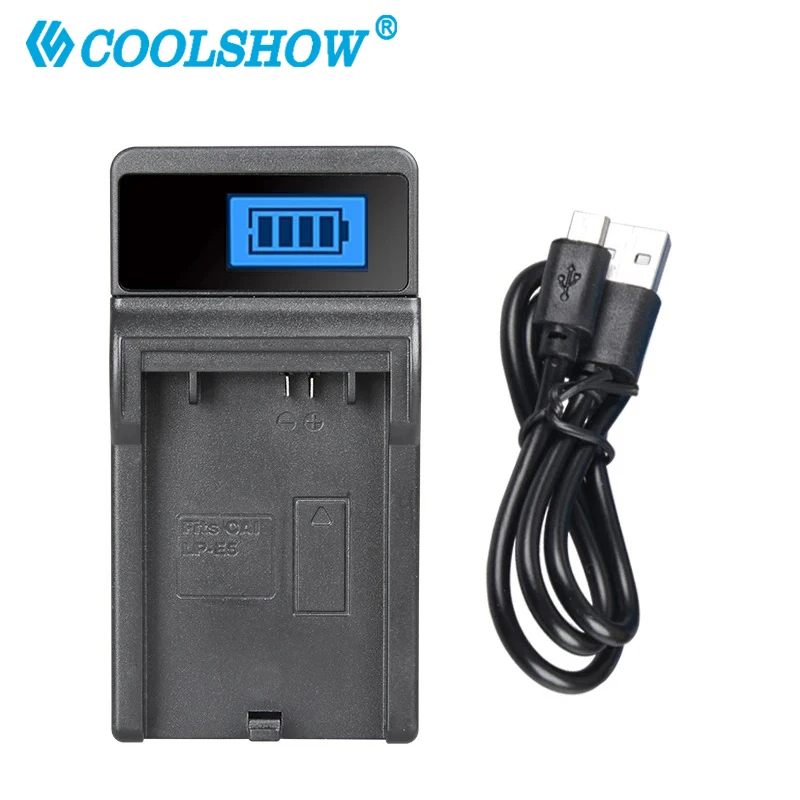 LP-E5 LP E5 Battery Charger for Canon EOS Rebel XS T1i XSi 1000D 500D 450D Kiss X3 X2 LP E5 Camera  Accessories Charger