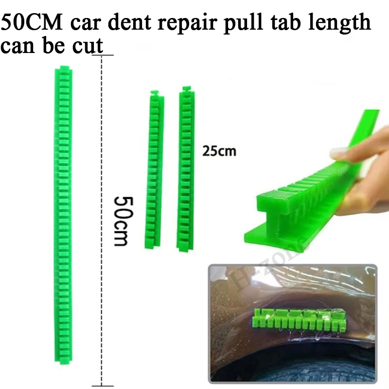 Green 50CM car bump Traceless repair sheet metal free spray paint repair sag drawrow long strip Drawing tool can be cut length