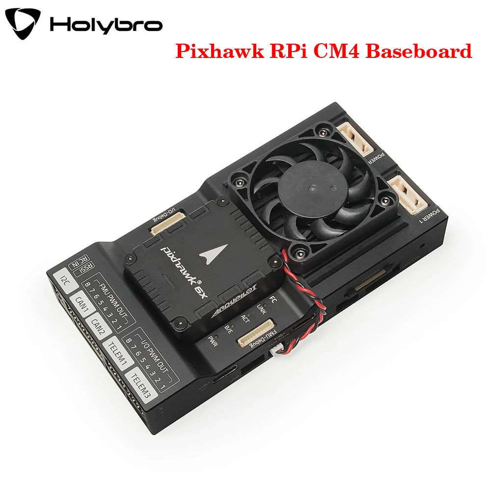 

Материнская плата Holybro Pixhawk RPi CM4 с модулем полетного контроллера Pixhawk 6X PM03D для дрона RC FPV