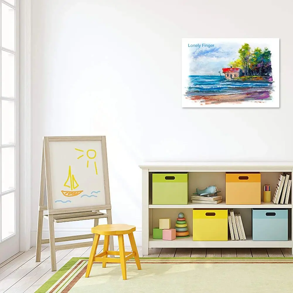 5 PCS Ultra-Thin Artist Canvas Board Set, Rectangular Painting Panels, 4 Size Options for Acrylic, Oil & Watercolor Art