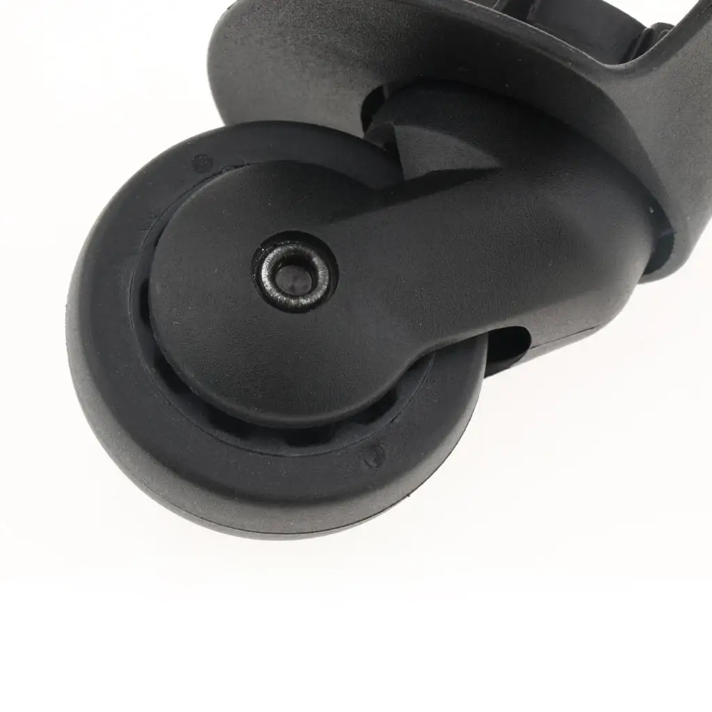 Roller Wheels for Suitcase Universal Swivel Design Wear Resistant Replacement for Folding Luggage Stand