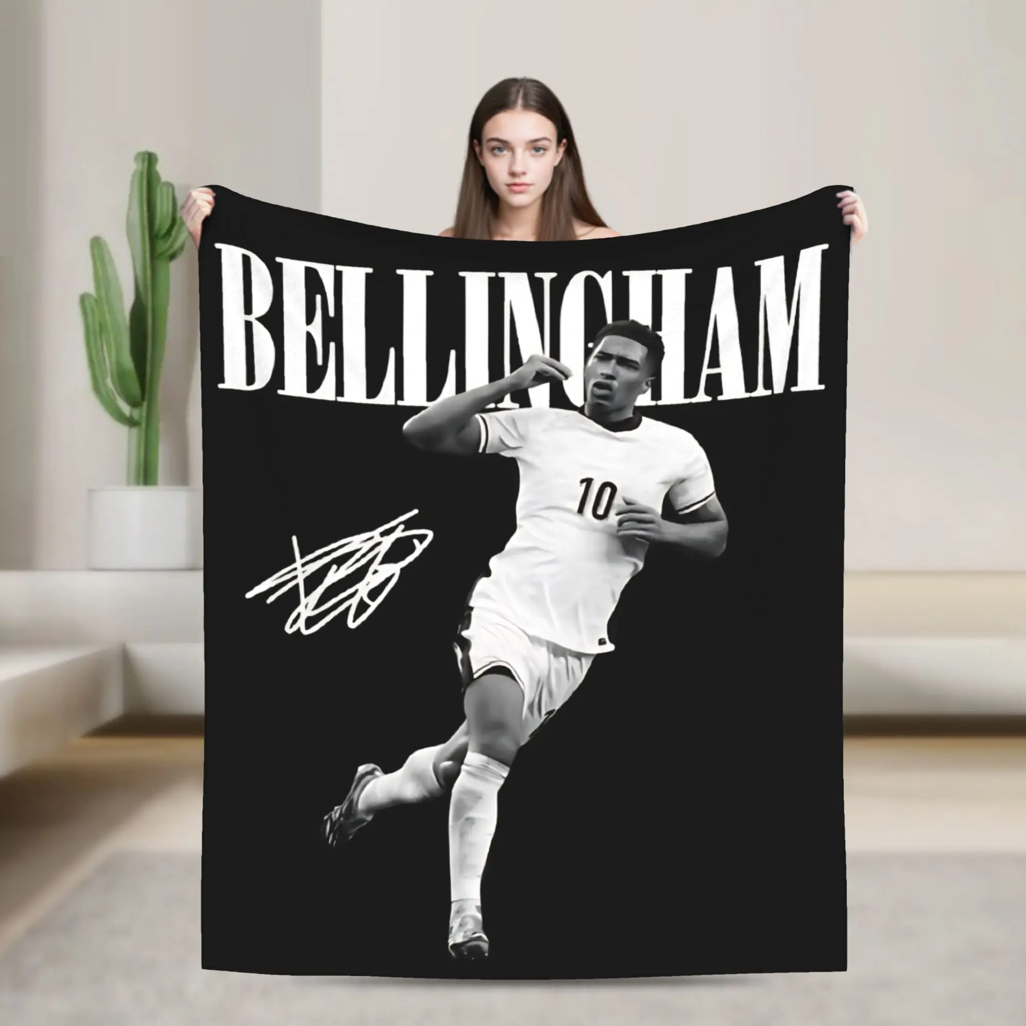 Bellinghams Blanket Soccer Football Flannel Throw Blankets Airplane Travel Printed Soft Warm Bedspreads