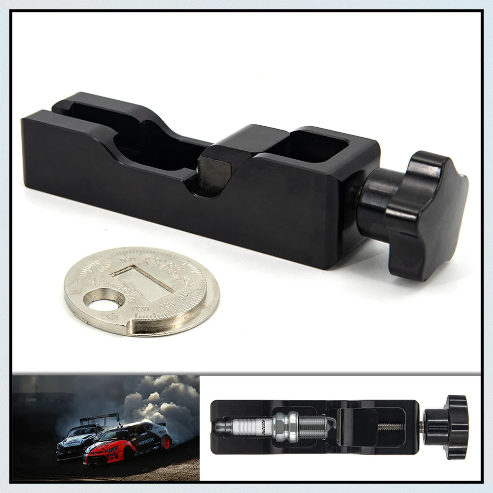 Herramienta de separación de bujía de motor de aleación de aluminio Universal, calibre de 10mm, 12mm y 14mm, accesorios para coche