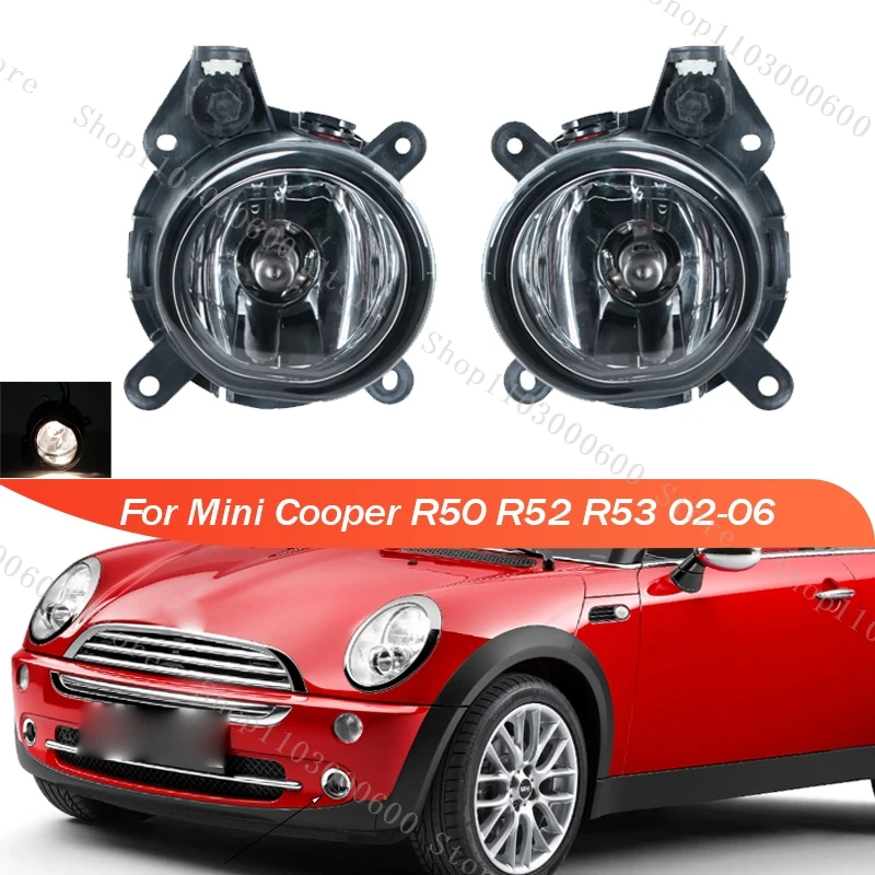 

1 Pair Fog Light For BMW Mini R52(S) Convertible 2002-2008 R53 Hatchback 2002-2006 R50 R52 R53 Brake Lamp Signal Fog Light