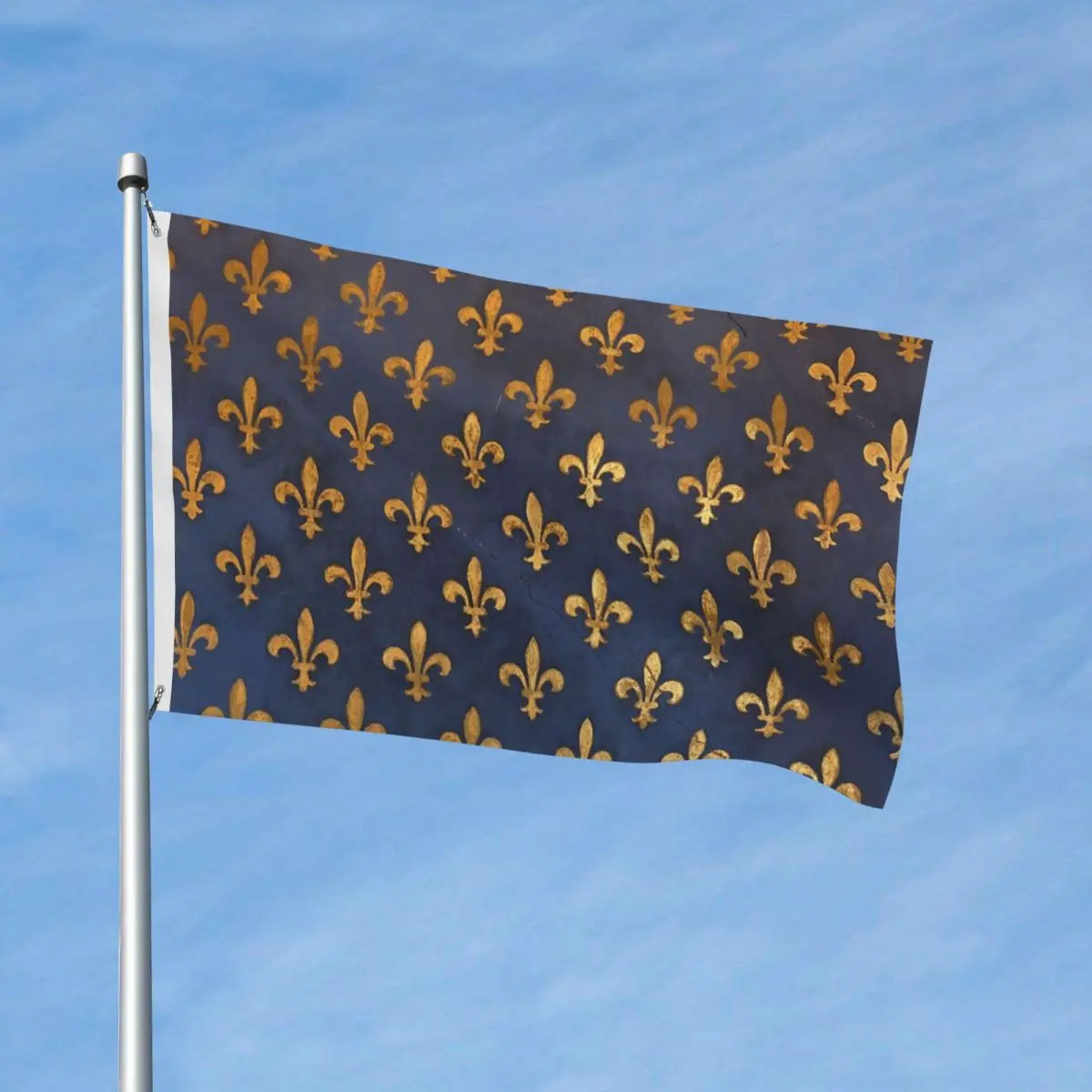 Florence Flag Outdoor Banner Polyester Fleur De Lis Lily Flower Symbol Flag Decoration Double Sided 2x3 3x5 4x6 5x8 FT Flags