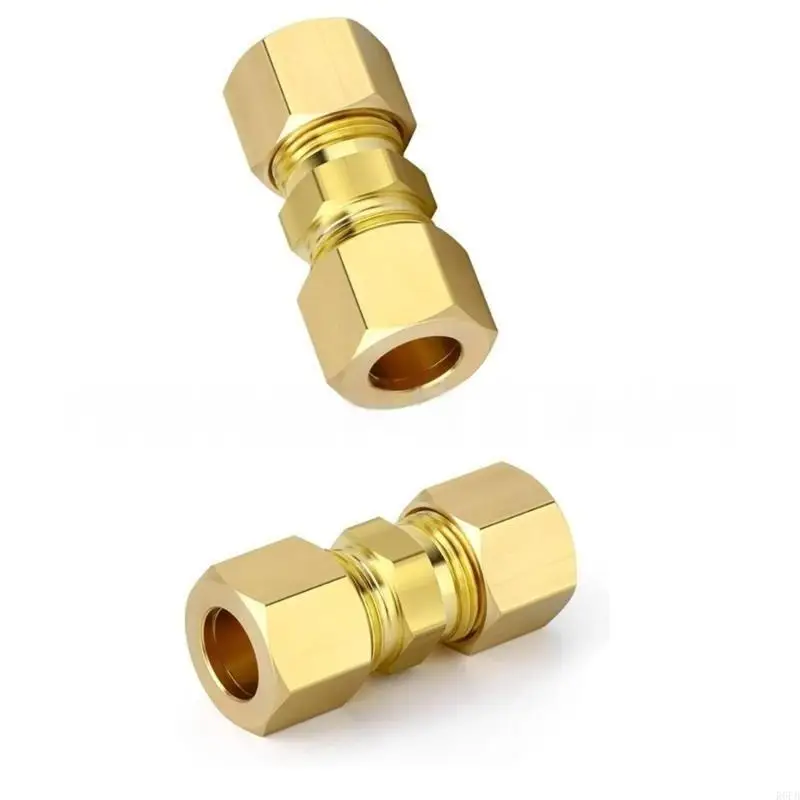 

4.75mm 3/16Inch Brake Line Adapter Fittings Assortment for Vehicle Repair Brake Line Connectors Compression Tube Fitting R6FB