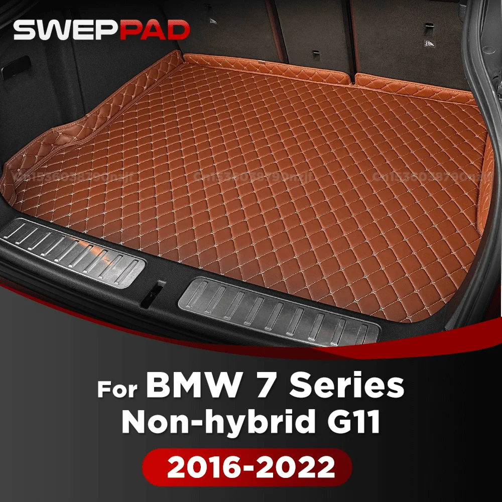 

For BMW 7 Series Non-hybrid G11 2016-2022 21 20 19 18 17 3D Car Trunk Mat Cargo Liner Carpet Interior Accessories Cover