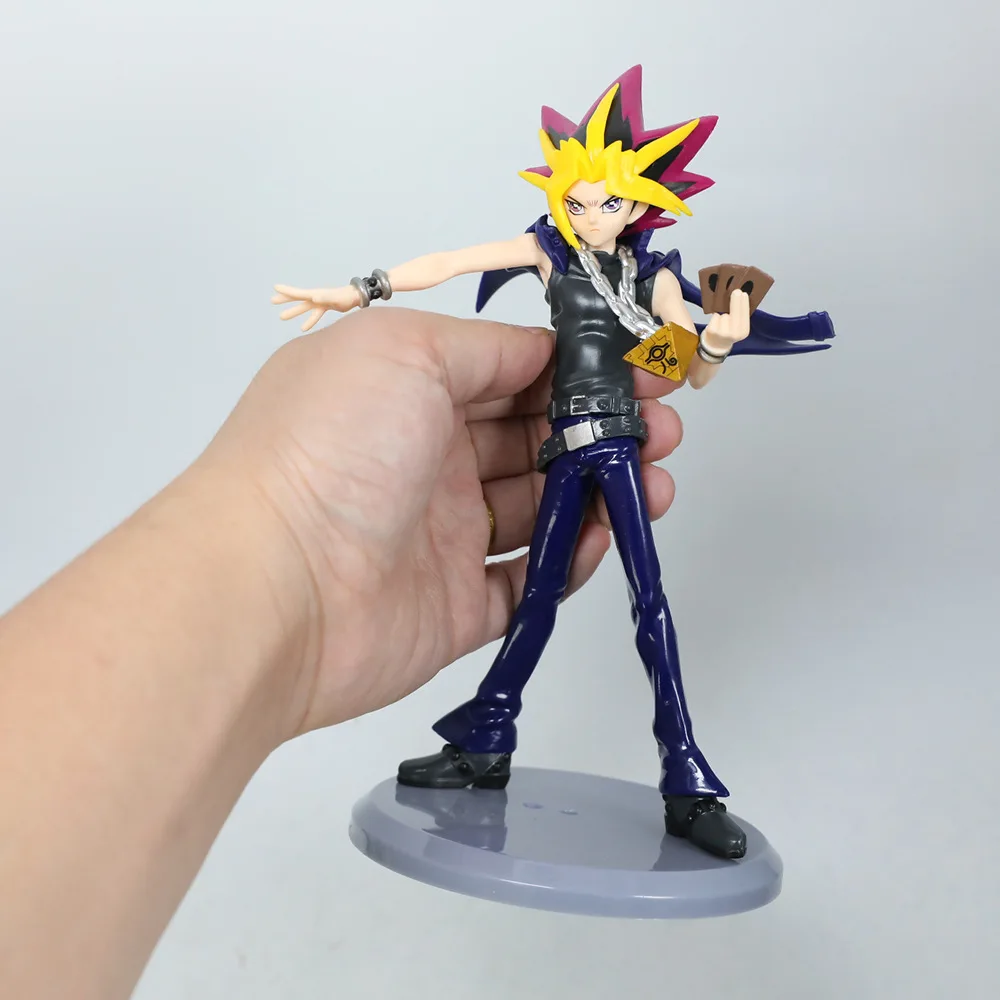 أنيمي يو غي أوه! شخصيات الحركة موتو يوجي الأسود الساحر فتاة التماثيل البلاستيكية نموذج مانغا المرآب أطقم GK لعبة الحلي جمع