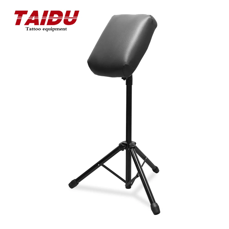 TAIDU Tattoo Arm Rests Steel Triangular Support Portable Armrest Tattoo Leathery Seat Arm Rest Stand ST 4