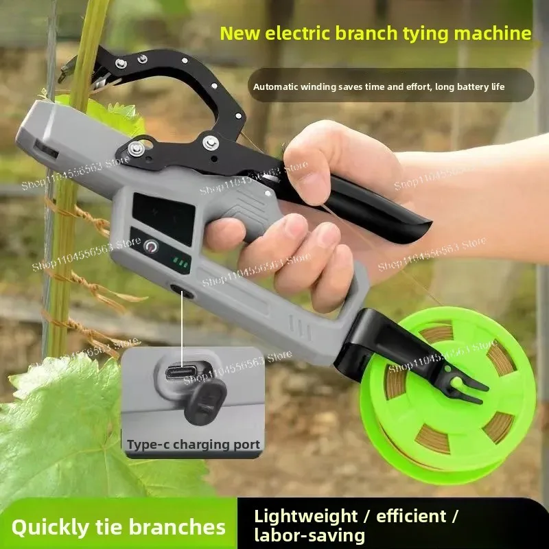 Electric Strip Bundling Machine for Tomatoes Grapes Cucumbers with Staple or Tape Fastening System