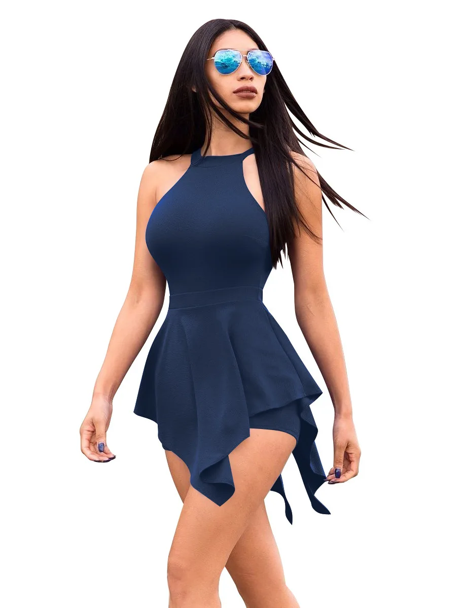 Street Sle Bal Lässiger Overall in Verschiedenen Farben für Damen mit Elastischem Bund und Bequemer Passform für den Sommer