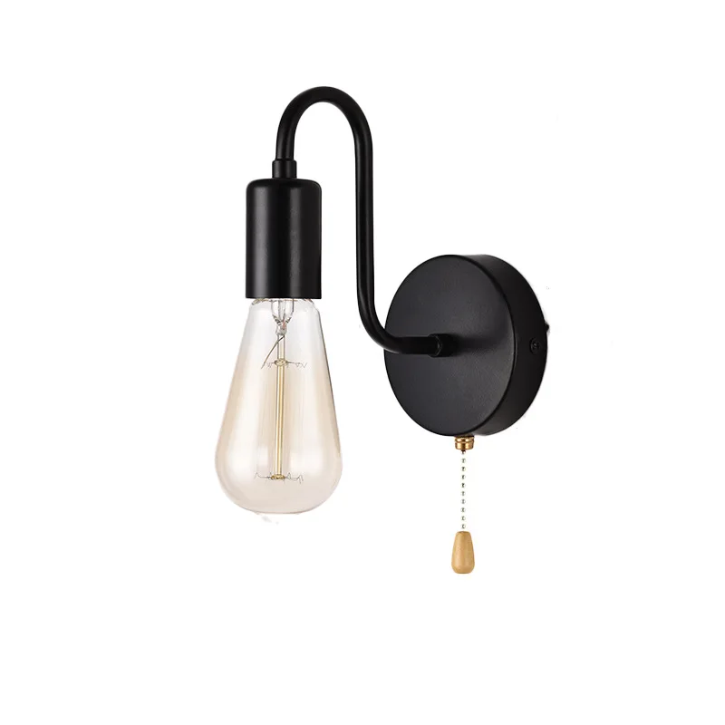 Nordic Creative Personality Modern Simple Zipper Wall Lamp Living Room Bedside Bedroom Study Aisle Wall Lamp