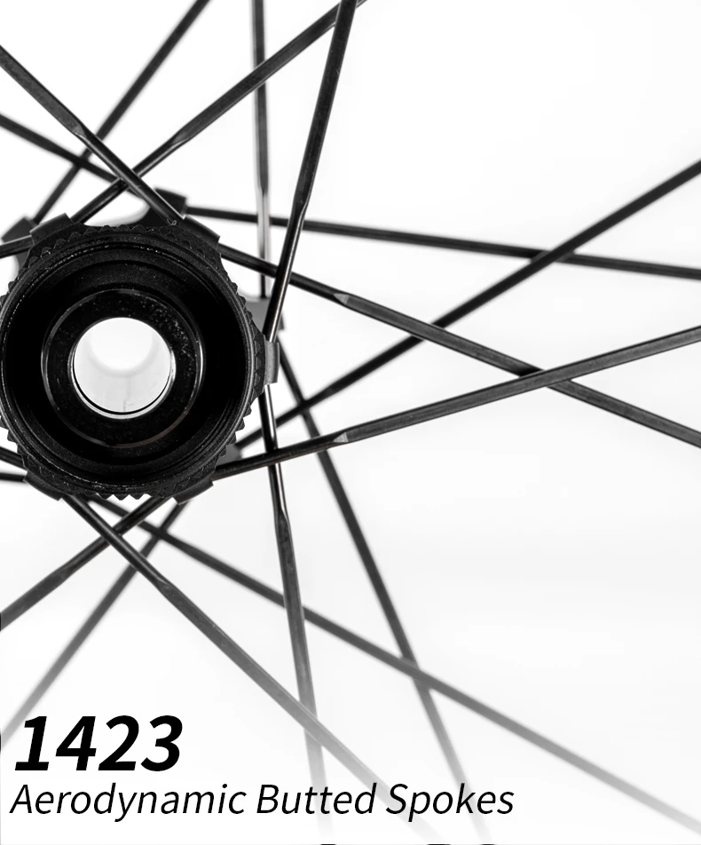 35mm 38mm 40mm 57mm 77 ROAD Carbon-Laufradsatz für Kletterfahrten Ohne Logo 700C Laufrad 12x100/12x142mm Gravel, Rennklasse Center Lock Scheibenbremse – Detail 4