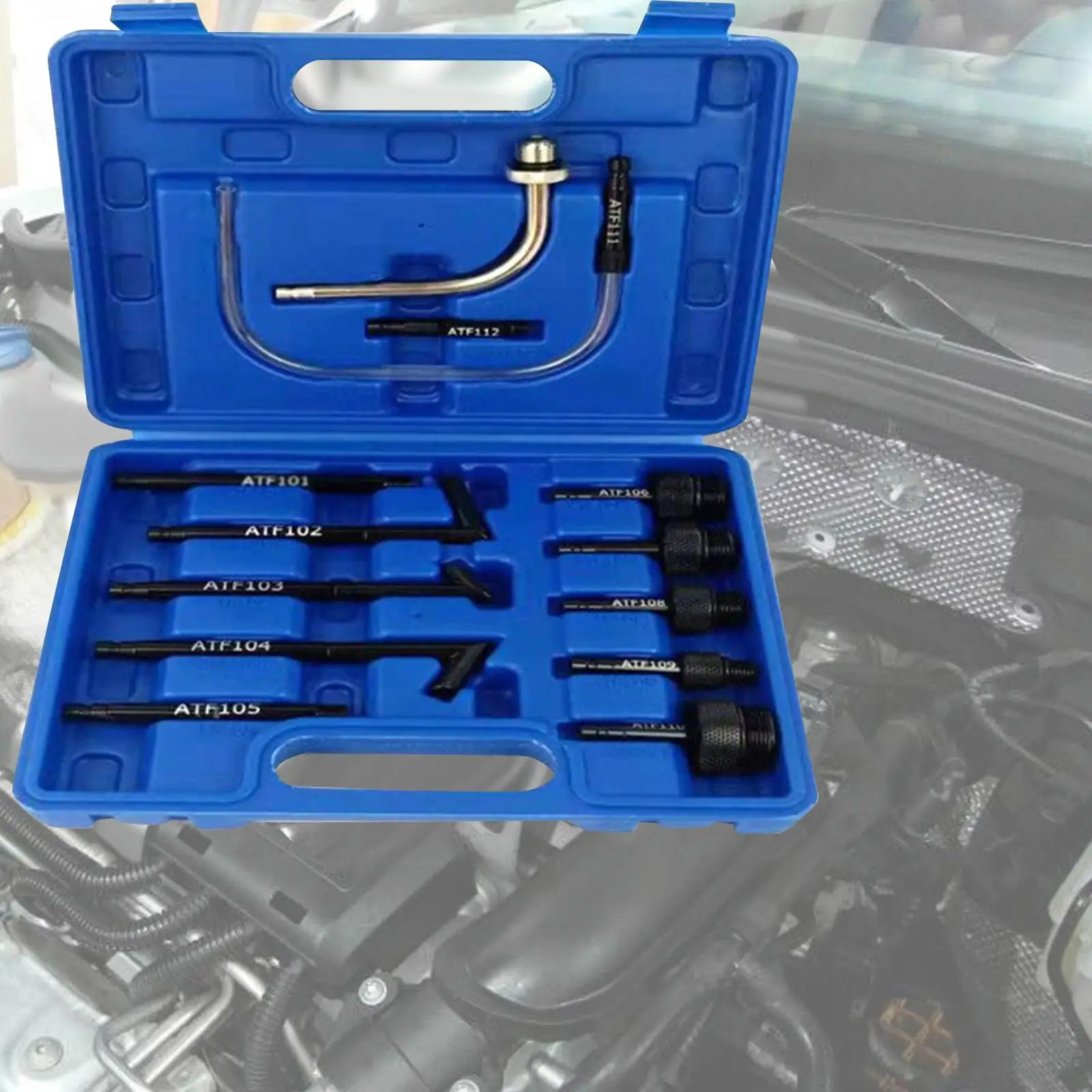 

Transmission Fluid Fill Adapter Metal Oil Refilling Connector Tool Kit for Auto Gearbox Maintenance