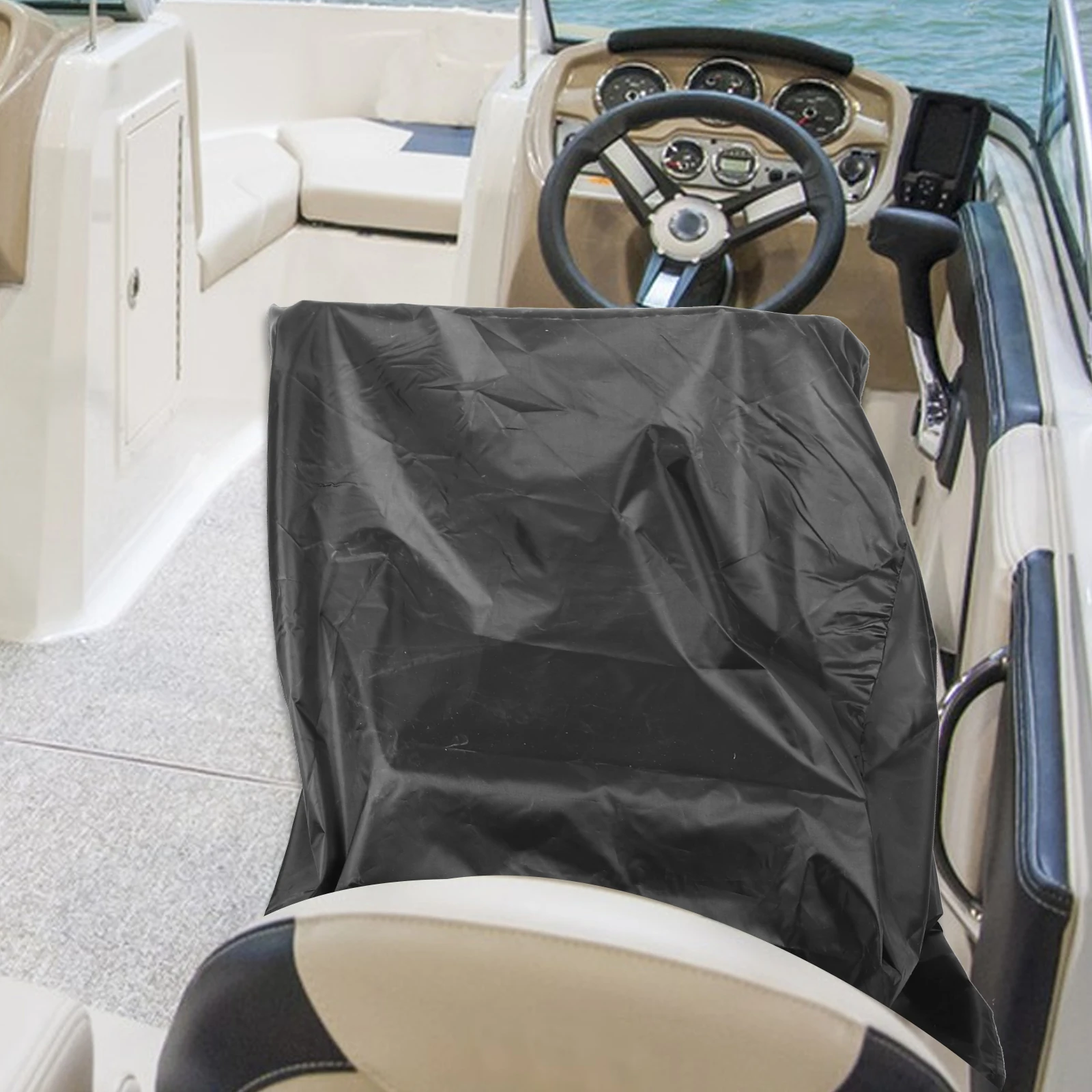 

Waterproof Seat Cover 65x65x65cm Black Boat Folding Chair Protector Outdoor Marine Accessories Fishing Rain Proof Covers