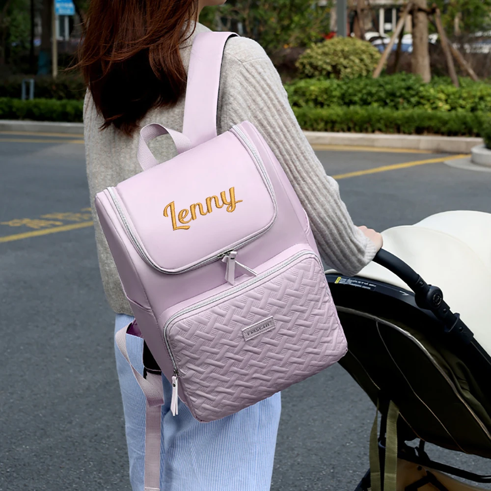 

Новая водонепроницаемая термосумка большой вместимости, рюкзак для пикника и кемпинга на открытом воздухе, сумка для матери и ребенка с ручной вышивкой