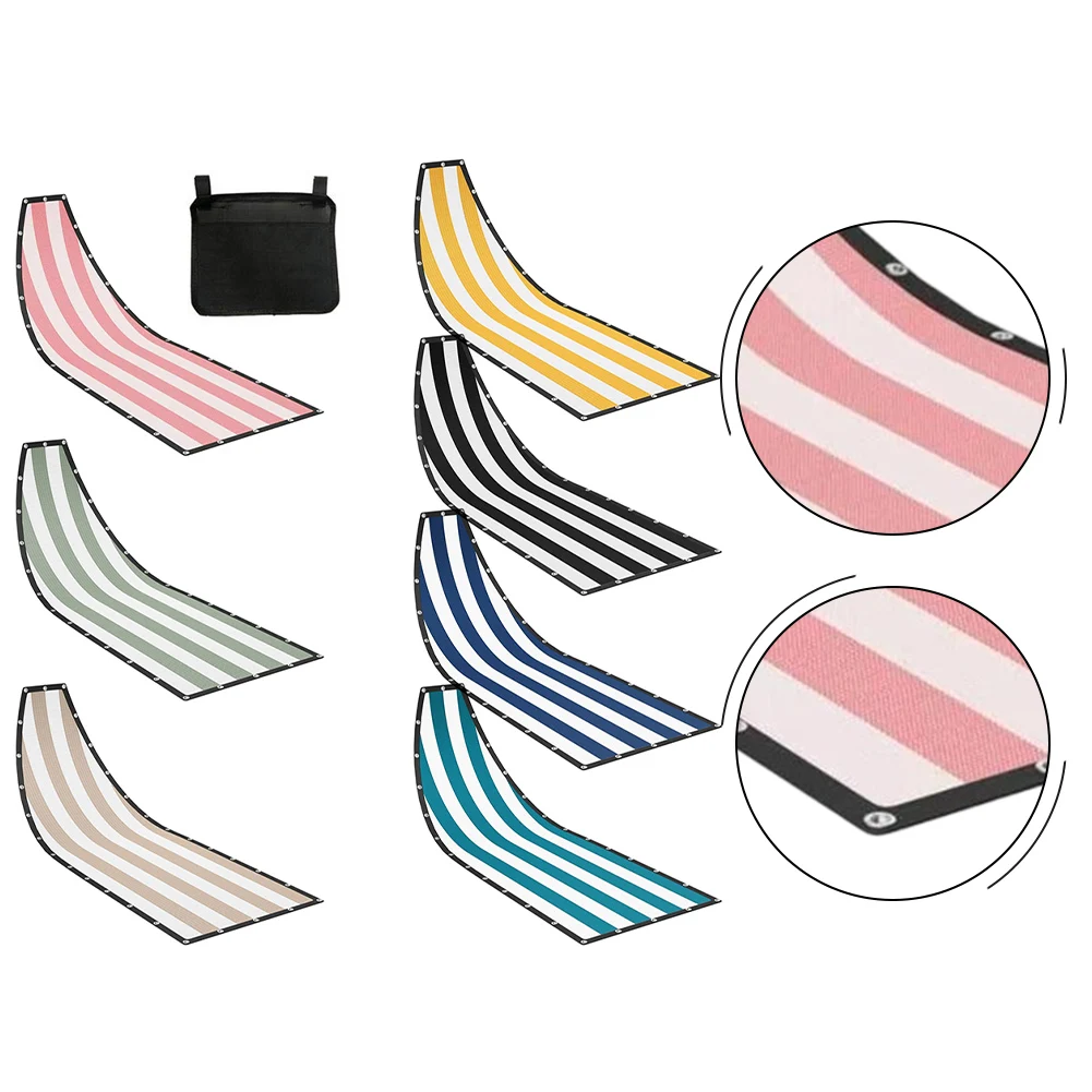 Seat Cloth Replacement for Hanging Swing Chair Featuring Stripe Design and For Textilene-Compatible Construction