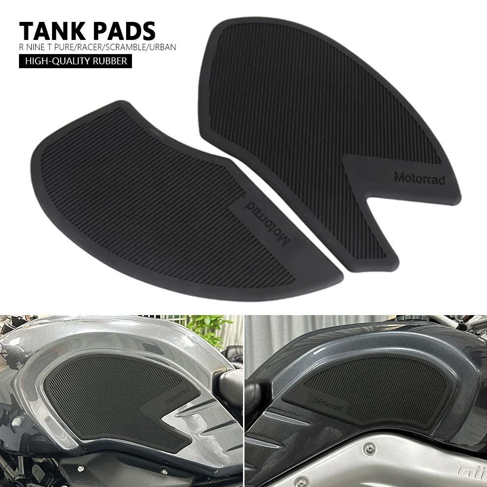Motorcycle Knee Grip Pad Side Stickers Rubber Fuel Tank Pads For R9T RNINET Urban R NINET NINE T Pure RnineT Racer Scrambler