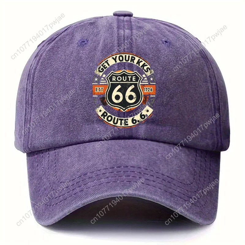[Gorra de beisebol] 1 boné de beisebol com estampa ajustável tamanho 66, chapéu vintage para pai, casual ao ar livre