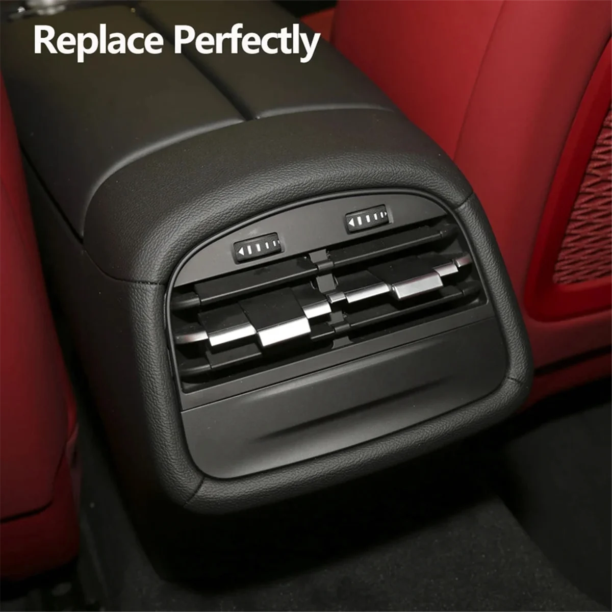 670021523   Conjunto traseiro da grade de ventilação da c.a. do ar condicionado para maserati ghibli 2014-2020 a/c tampa da saída de ventilação